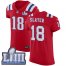 Nike New England Patriots #18 Matt Slater Red Alternate Super Bowl LIII Bound Mens Stitched NFL Vapor Untouchable Elite Jersey