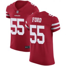 Nike San Francisco 49ers #55 Dee Ford Red Team Color Mens Stitched NFL Vapor Untouchable Elite Jersey