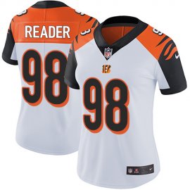 Nike Cincinnati Bengals #98 D.J. Reader White Womens Stitched NFL Vapor Untouchable Limited Jersey