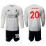 Liverpool #20 Lallana Away Long Sleeves Soccer Club Jersey
