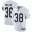 Nike Las Vegas Raiders #38 Nick Nelson White Mens Stitched NFL Vapor Untouchable Limited Jersey