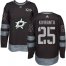 Adidas Dallas Stars #25 Joel Kiviranta Black 1917-2017 100th Anniversary Stitched NHL Jersey