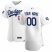 Los Angeles Dodgers Custom Mens Nike White Home 2020 World Series Champions Authentic Player MLB Jersey