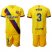 Barcelona #3 Pique Away Soccer Club Jersey