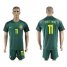 Brazil #11 Coutinho Away Soccer Country Jersey