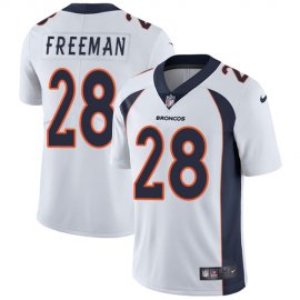 Nike Denver Broncos #28 Royce Freeman White Mens Stitched NFL Vapor Untouchable Limited Jersey