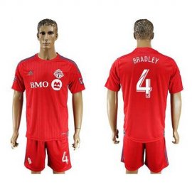 Toronto FC #4 Bradley Home Soccer Club Jersey