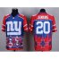 Nike New York Giants #20 Janoris Jenkins Blue Mens Stitched NFL Elite Noble Fashion Jersey