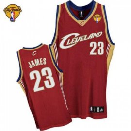 Youth Cavaliers #23 LeBron James Red The Finals Patch Stitched NBA Jersey