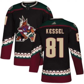Adidas Arizona Coyotes #81 Phil Kessel Black Alternate Authentic Stitched Youth NHL Jersey