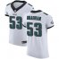 Nike Philadelphia Eagles #53 Nigel Bradham White Mens Stitched NFL Vapor Untouchable Elite Jersey