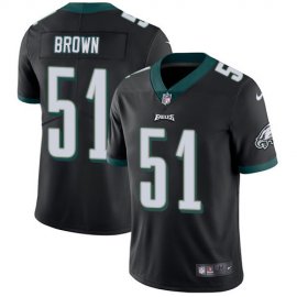 Nike Philadelphia Eagles #51 Zach Brown Black Alternate Mens Stitched NFL Vapor Untouchable Limited Jersey