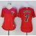 Minnesota Twins #7 Joe Mauer Red Womens Alternate Stitched MLB Jersey