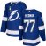 Adidas Tampa Bay Lightning #77 Victor Hedman Blue 2022 Stanley Cup Final Patch Home Authentic Stitched NHL Jersey Mens
