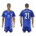Iceland #21 Traustason Home Soccer Country Jersey