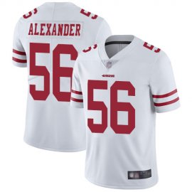 Nike San Francisco 49ers #56 Kwon Alexander White Mens Stitched NFL Vapor Untouchable Limited Jersey