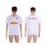 Red Bull Blank White Home Soccer Club Jersey