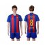 Barcelona #8 A.Iniesta Home With Blue Shorts Soccer Club Jersey