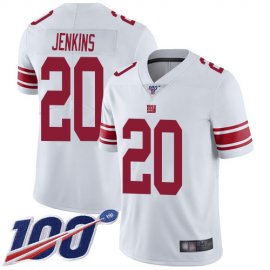 Nike New York Giants #20 Janoris Jenkins White Mens Stitched NFL 100th Season Vapor Limited Jersey