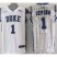 Duke Blue Devils #1 Kyrie Irving White Basketball Stitched NCAA Jersey