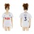 Womens Tottenham Hotspur #3 Rose Home Soccer Club Jersey