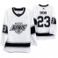 Los Angeles Kings #23 Dustin Brown Mens Adidas 2019-20 Heritage White Throwback 90s NHL Jersey