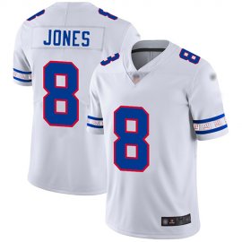 Nike New York Giants #8 Daniel Jones White Mens Stitched NFL Limited Team Logo Fashion Jersey