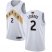 Raptors #2 Kawhi Leonard White 2019 Finals Bound Basketball Swingman City Edition 2018/19 Jersey