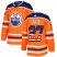 Adidas Edmonton Oilers #27 Milan Lucic Orange Home Authentic USA Flag Stitched NHL Jersey