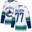 Adidas Vancouver Canucks #77 Nikolay Goldobin White Road Authentic Stitched NHL Jersey