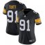Nike Pittsburgh Steelers #91 Stephon Tuitt Black Alternate Womens Stitched NFL Vapor Untouchable Limited Jersey