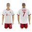 Bayern Munchen #7 Ribery White Soccer Club Jersey