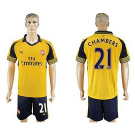 Arsenal #21 Chambers Away Soccer Club Jersey