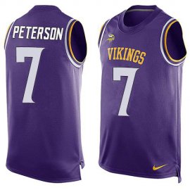 Nike Minnesota Vikings #7 Patrick Peterson Purple Team Color Mens Stitched NFL Limited Tank Top Jersey