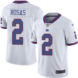 Nike New York Giants #2 Aldrick Rosas White Youth Stitched NFL Limited Rush Jersey