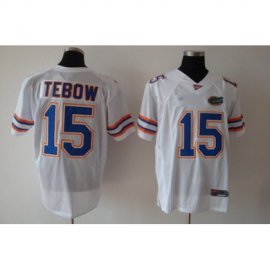 Florida Gators 15 tebow white NCAA Jerseys