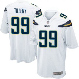 Nike Los Angeles Chargers #99 Jerry Tillery White Youth Stitched NFL Elite Jersey