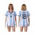 Womens Argentina #18 Pastore Home Soccer Country Jersey