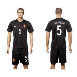Portugal #5 Guerreiro SEC Away Soccer Country Jersey
