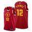 Cleveland Cleveland Cavaliers #12 Taurean Prince Mens 2021-22 City Edition Red NBA Jersey Mens