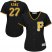 Pittsburgh Pirates #27 Jung-ho Kang Black Alternate Womens Stitched MLB Jersey