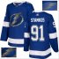 Adidas Tampa Bay Lightning #91 Steven Stamkos Blue Home Authentic Fashion Gold Stitched NHL Jersey
