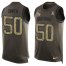 Nike Jacksonville Jaguars #50 Telvin Smith Green Mens Stitched NFL Limited Salute To Service Tank Top Jersey
