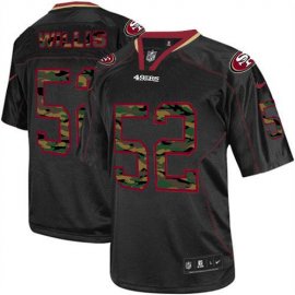 Nike San Francisco 49ers #52 Patrick Willis Black Mens Stitched NFL Elite Camo Fashion Jersey