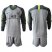 Paris Saint-Germain Blank Grey Goalkeeper Long Sleeves Soccer Club Jersey