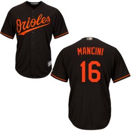 Baltimore Orioles #16 Trey Mancini Black Cool Base Stitched Youth MLB Jersey