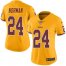 Nike Washington Football Team #24 Josh Norman Gold Womens Stitched NFL Limited Rush Jersey