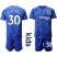 Chelsea #30 David Luiz Home Kid Soccer Club Jersey