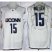 UConn Huskies #15 Kemba Walker White Basketball Stitched NCAA Jersey