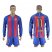Barcelona #11 Neymar Jr Home Long Sleeves Soccer Club Jersey
